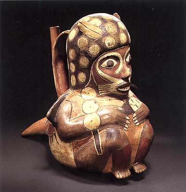 Ohreulend&auml;mon, Nasca,. Ethnologisches Museum Berlin.